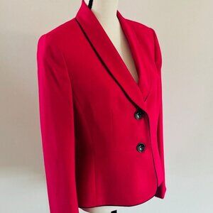 Le Suit 2-Button Collar Blazer Jacket - Magenta - JACKET ONLY NEW Women's Sz 10